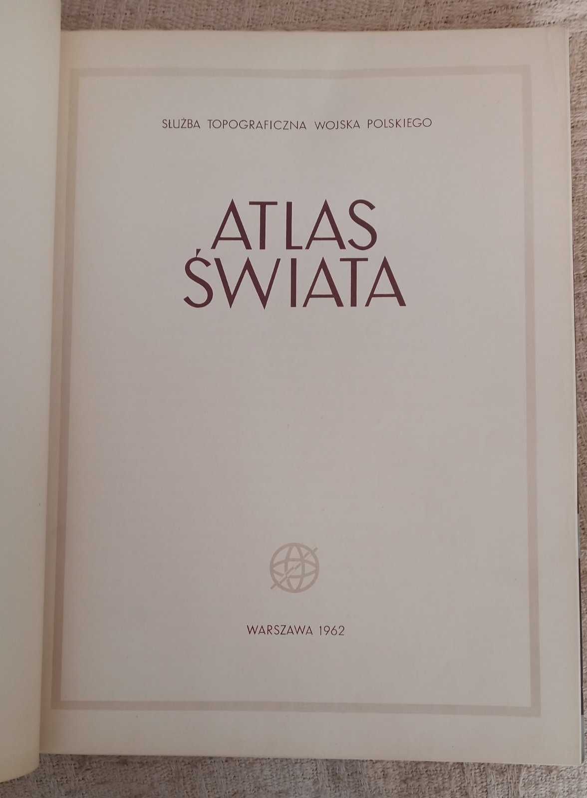 Atlas Świata 1962r. PRL