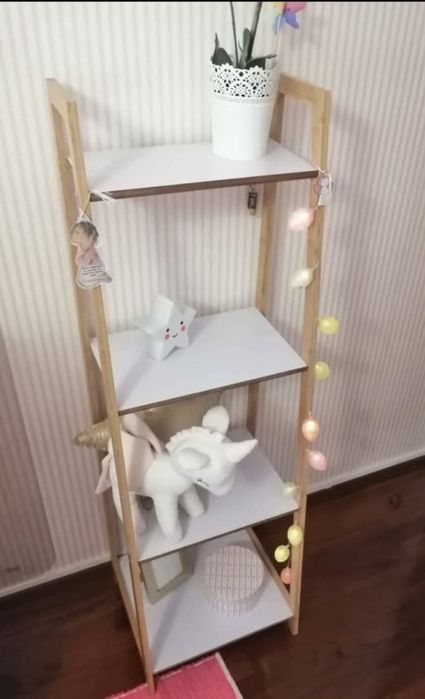 Estante bambu 4 prateleiras