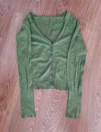 sweterek zielony sweter guziki cottagecore fairycore vintage