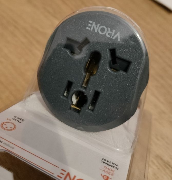 Adapter podróżny przejściówka UK Wielka Brytania 230V 13A Virone TA-7