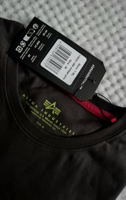 Alpha Industries koszulka M nowa oryginalna tshirt bluzka