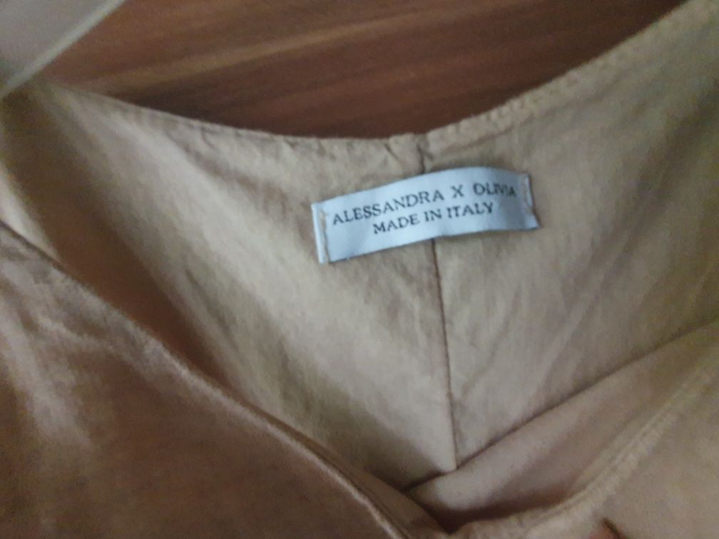Made in italy lniany komplet Alessandra