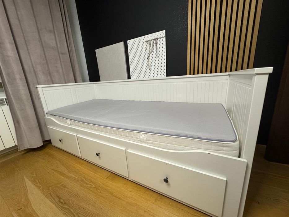 Łóżko podwójne HEMNES Ikea 80x200