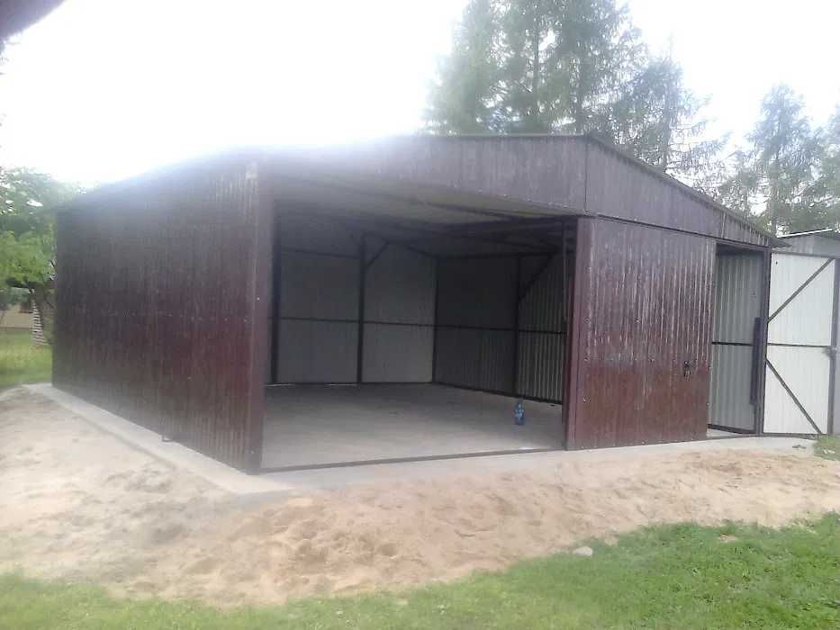 Garaż blaszany 6x5 Montaż Blaszak Garaże Blaszaki 4x6 4x5 6x7 7x7 9x5