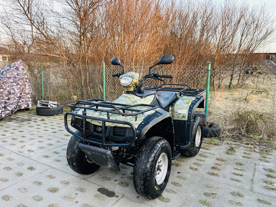Quad jak yamaha timberwolf, bigbear 250 bashan atv 2x4 przeprawowy