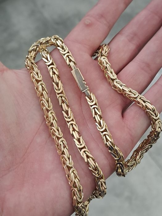 Złoty łańcuszek splot KRÓLEWSKI 585 340 zł/gram!