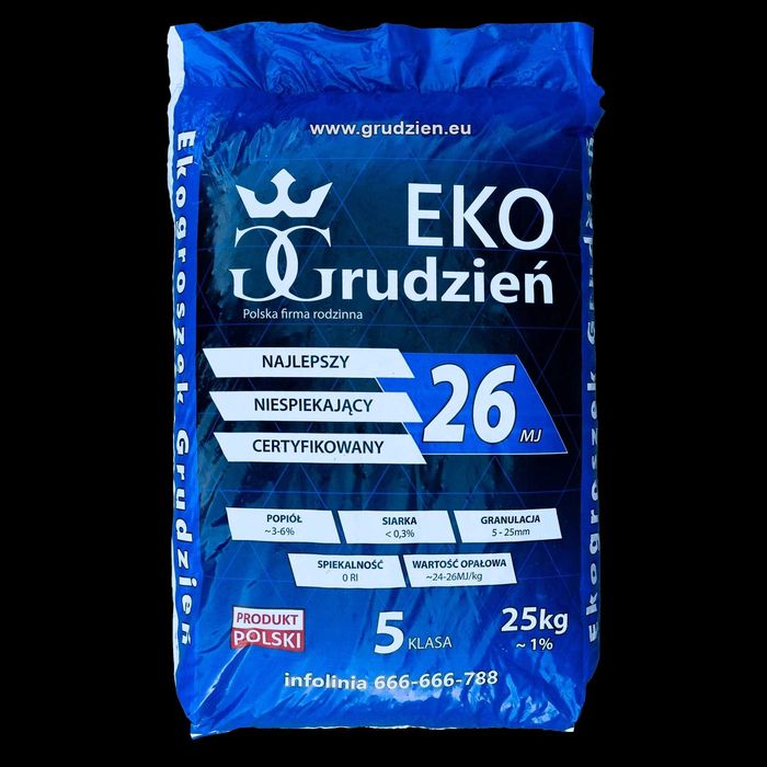 Promocja! Ekogroszek Groszek Węgiel Pellet Grudzień Sobianek Bartex