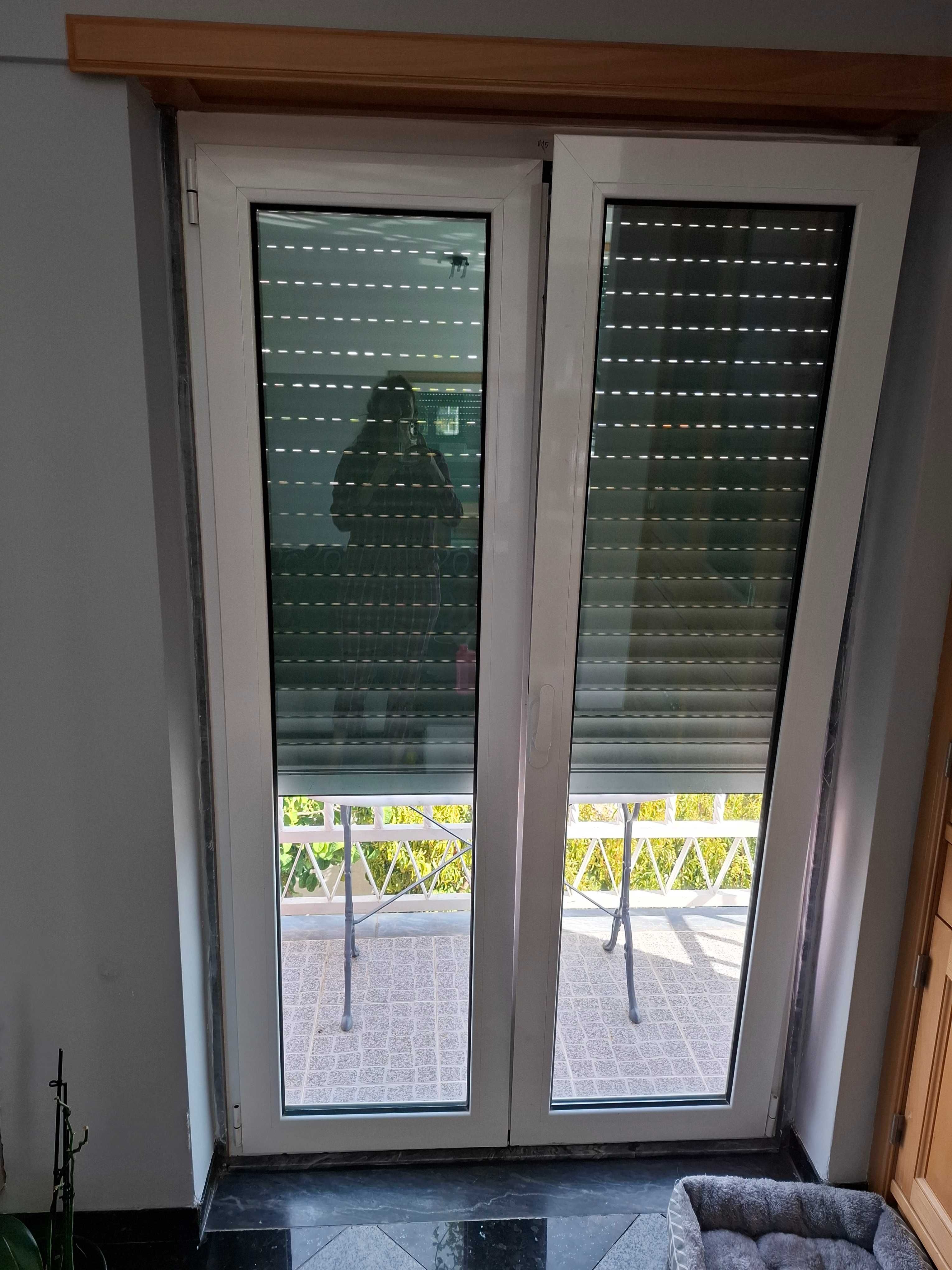 Janelas em aluminio com vidros duplos