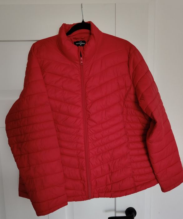Pikowana kurtka c&a outerwear xl czerwona