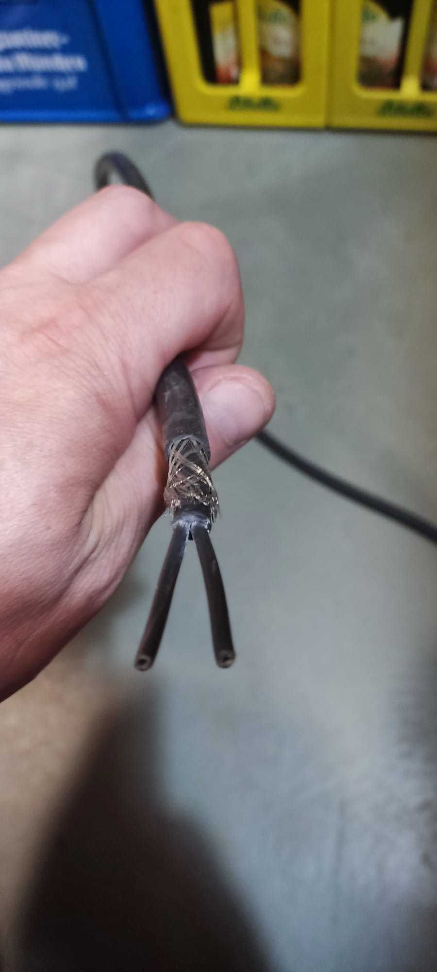 Kabel 2x1 mm w oplocie YSLYCY-OZ 15 Metrów