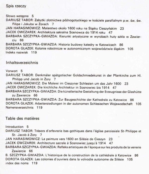 O sztuce Górnego Śląska i Zagłębie Dąbrowskiego XV – XX wieku