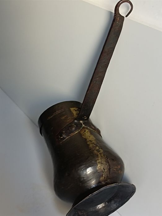 XVIII w. miedziane naczynie do czekolady.Ekspres .Muzealny ,kolekcja