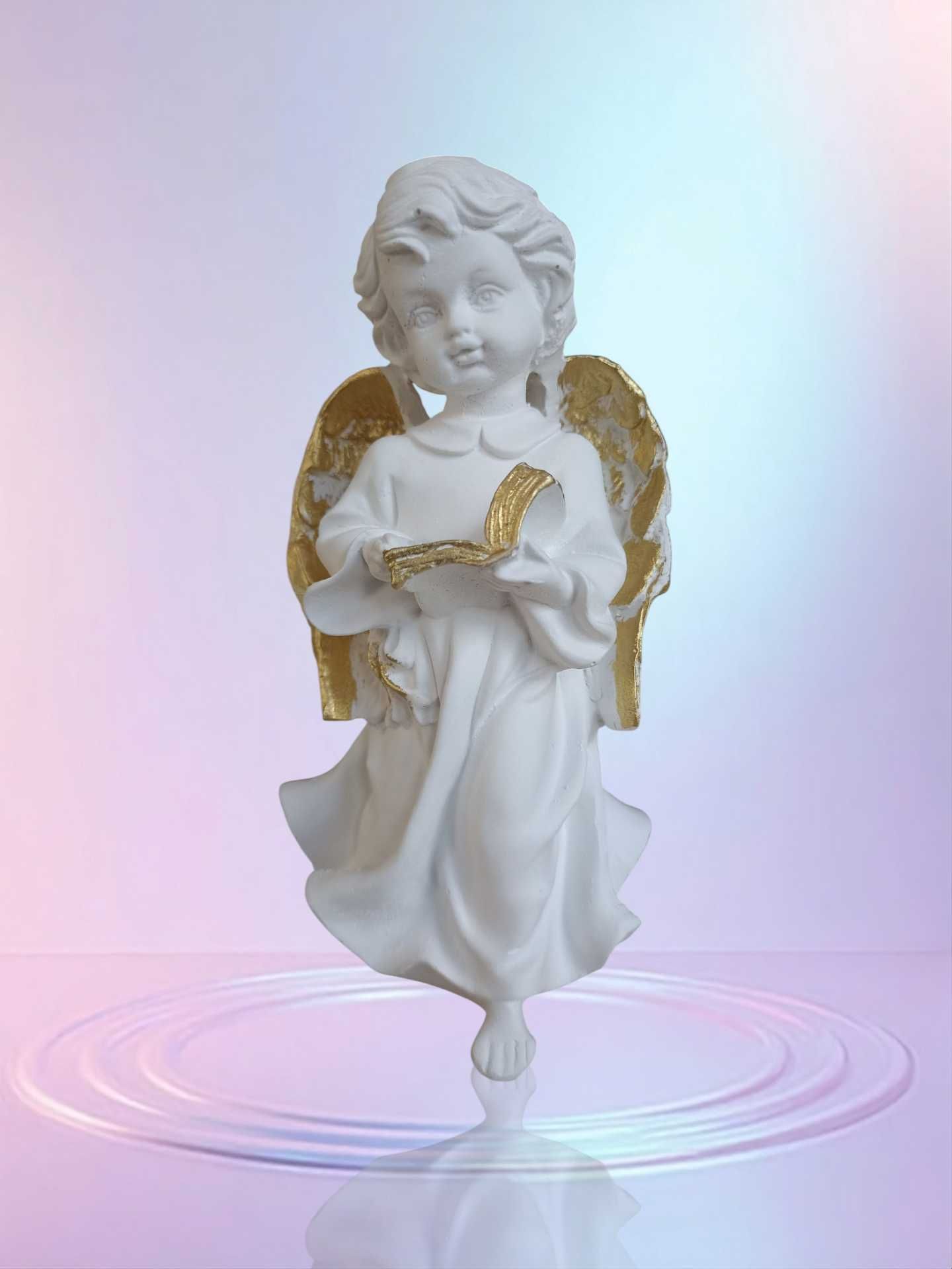 Figurka Anioł Aniołek Komunijny z Książeczką 18 cm Komunia Upominek
