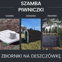 Zbiornik na deszczówkę wodę szambo szamba betonowe 10m3 Kanał Piwnica