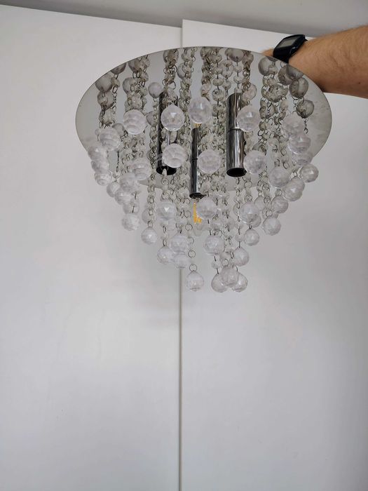 Plafon London Crystal 3xE14 28W