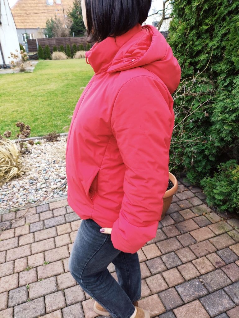 Kurtka puchowa Uniqlo kaczy puch puffer jak nuptse ciepła