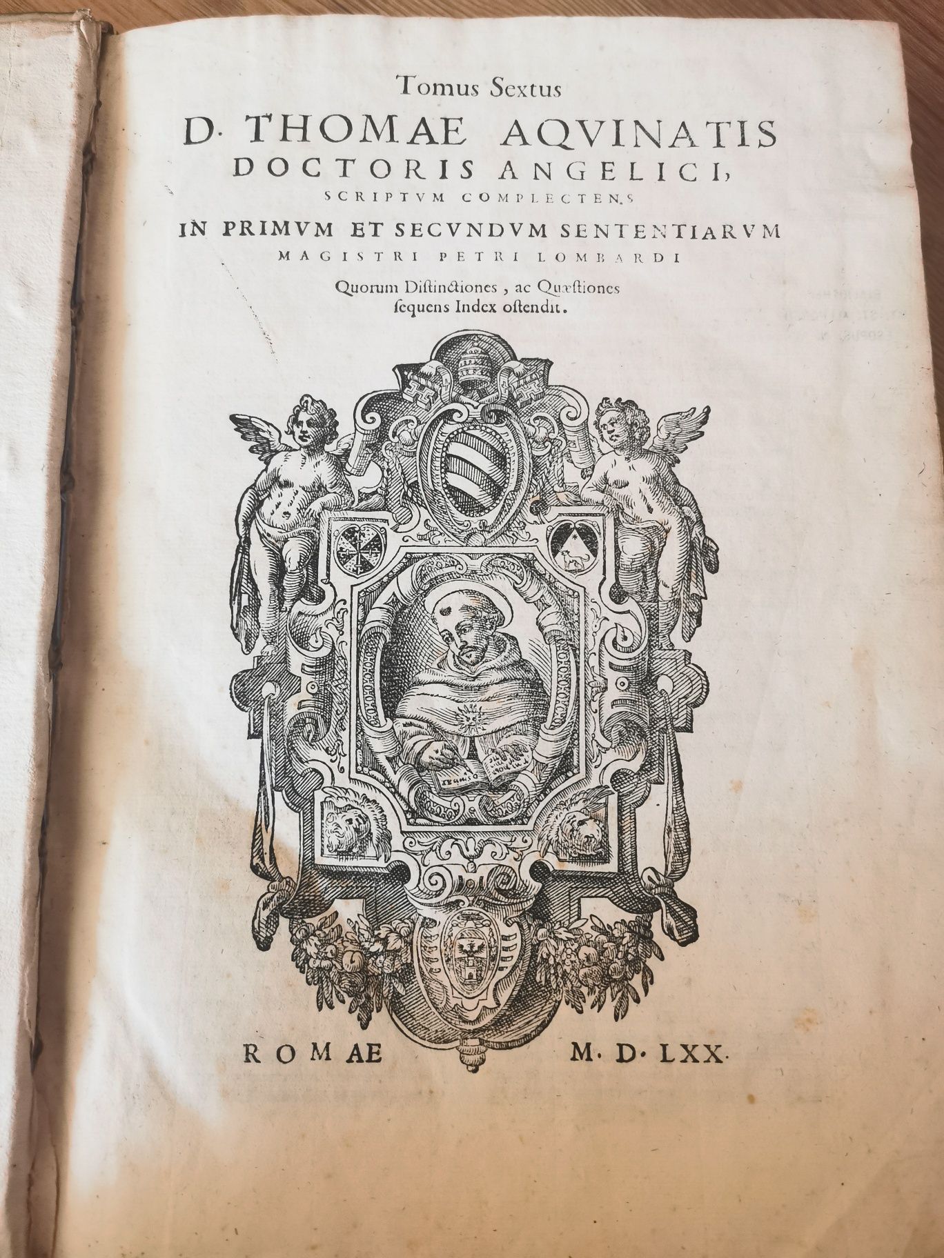 Antyczny Starodruk, Księga z XVI wieku 1570r w Białej skórze
