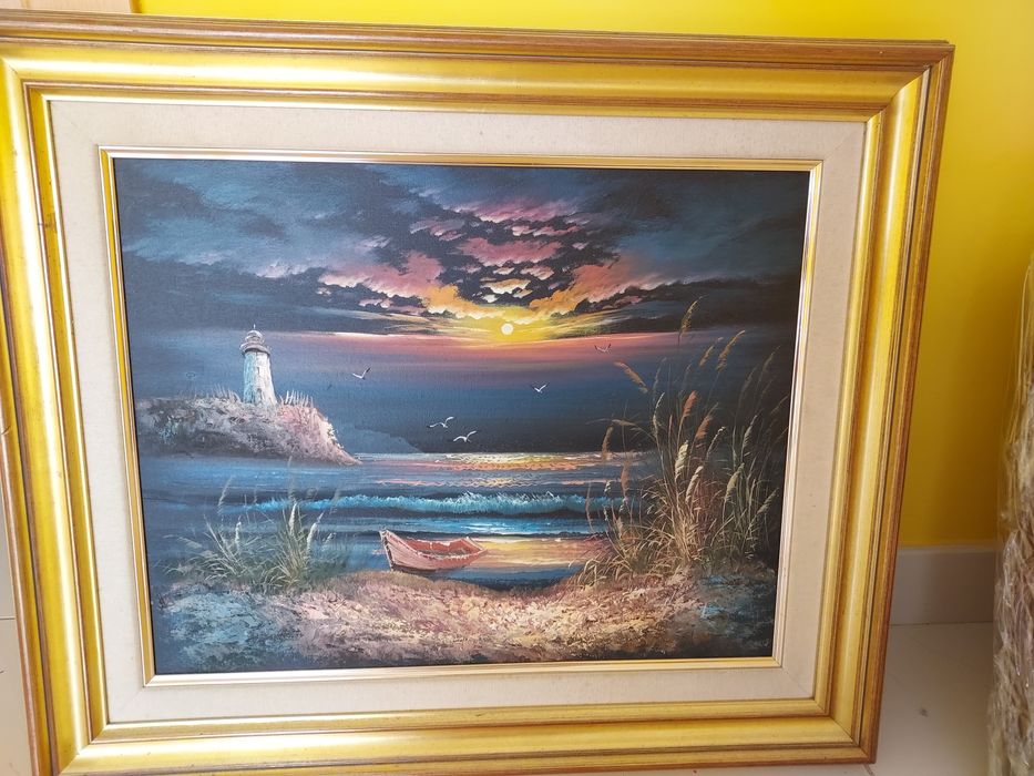 Quadro pintado a óleo