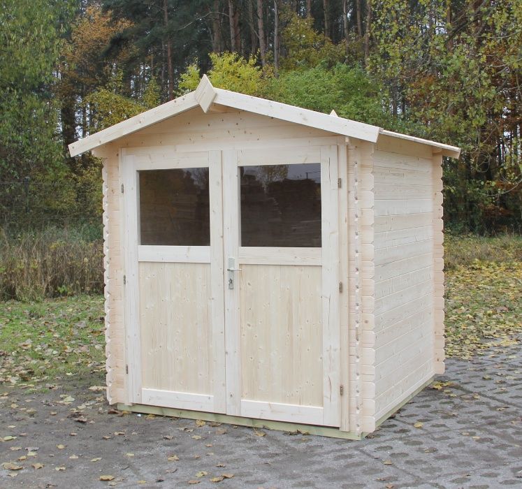 Domek narzędziowy drewniany 216x216 266x266 Ognik ogrodowy -50% montaż