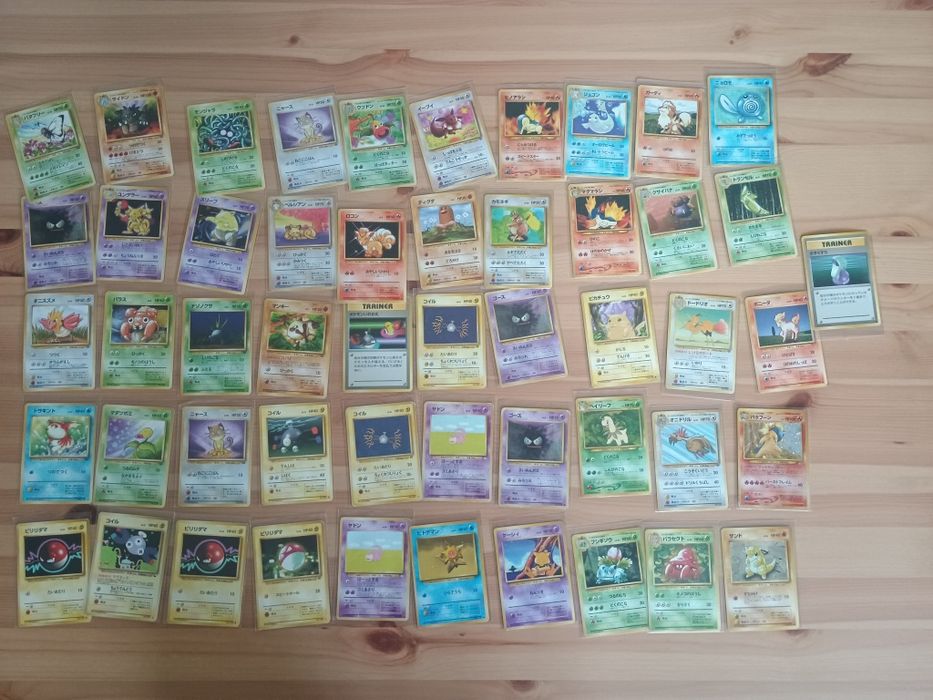 Karty Pokemon base set JP