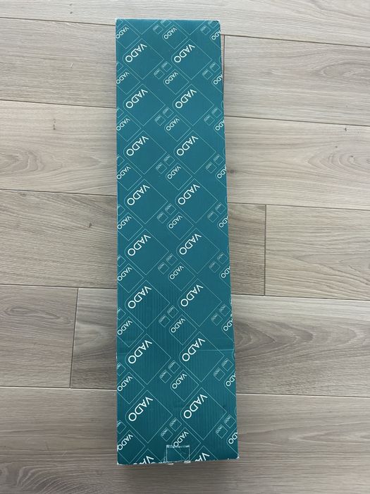 Półka szklana matowa łazienkowa