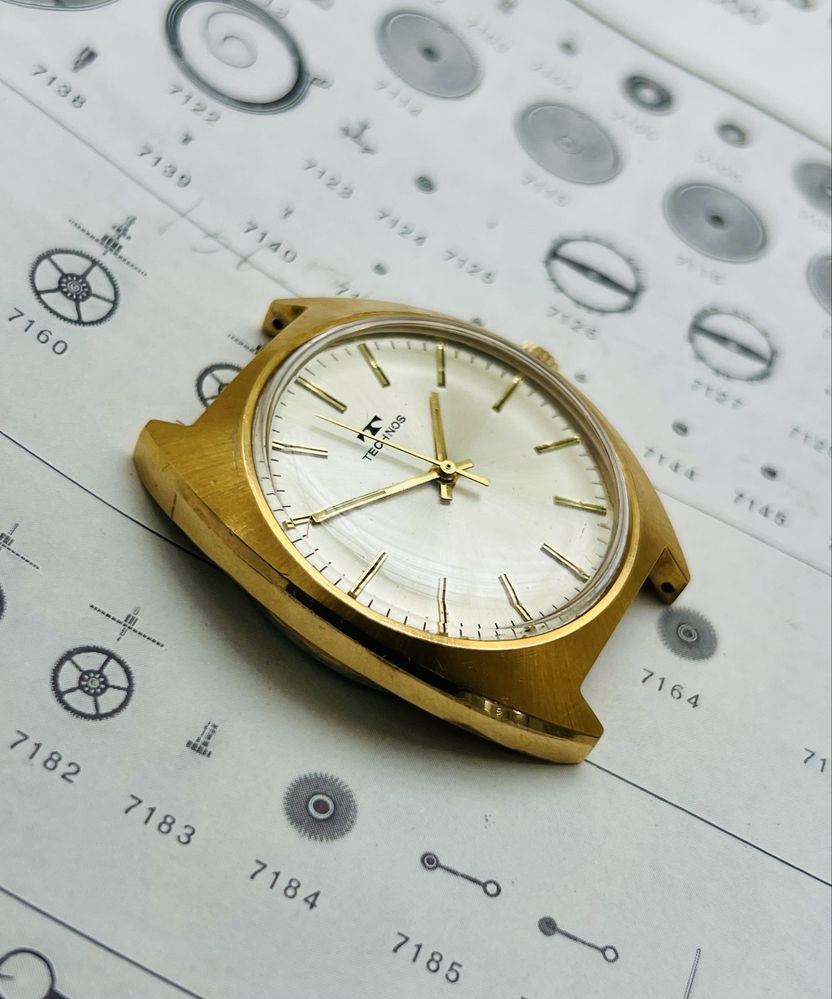 Zegarek mechaniczny  Technos  3487 ME-0558 swiss made