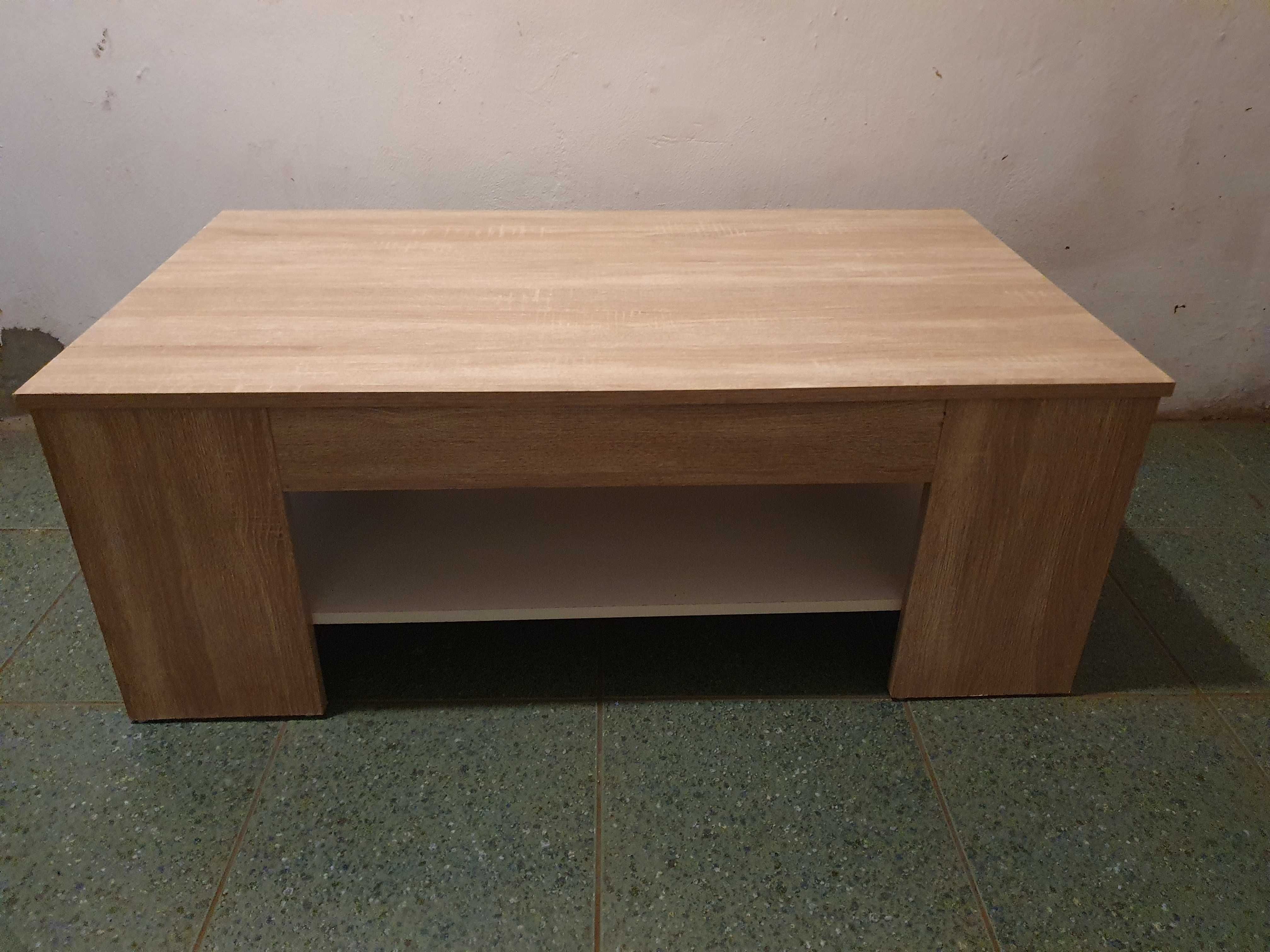 Sofa, szafka, regał, stół