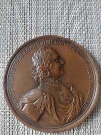 Medal Piotr I popiersie Cara