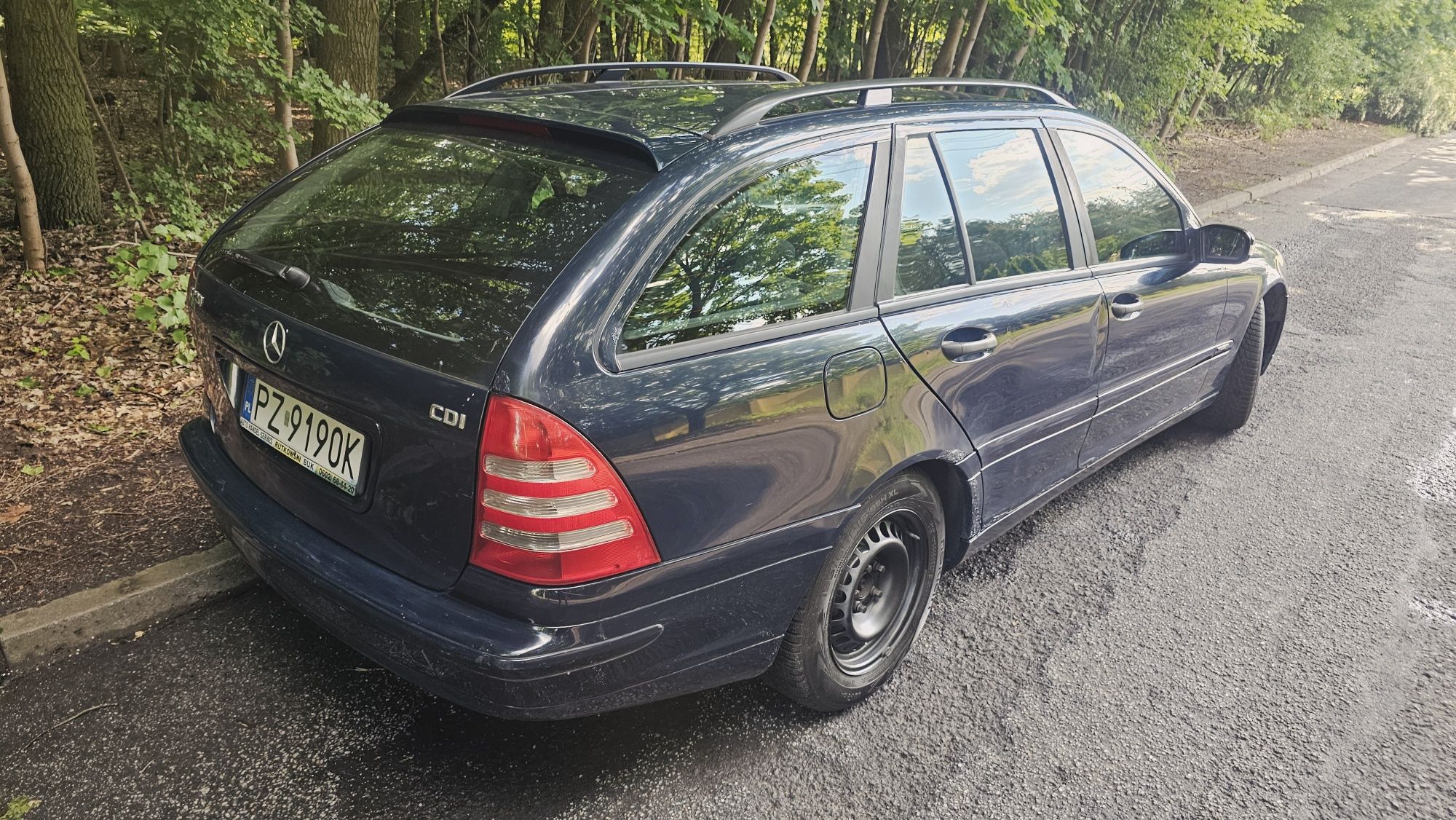 Mercedes C220D C220 diesel automat hak kombi sprawna klimatyzacja