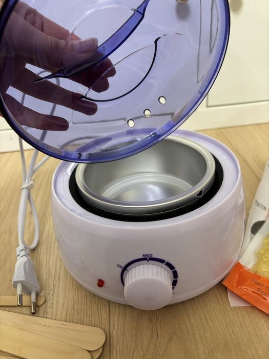 Wax heater - podgrzewacz wosku + wosk + patyczki