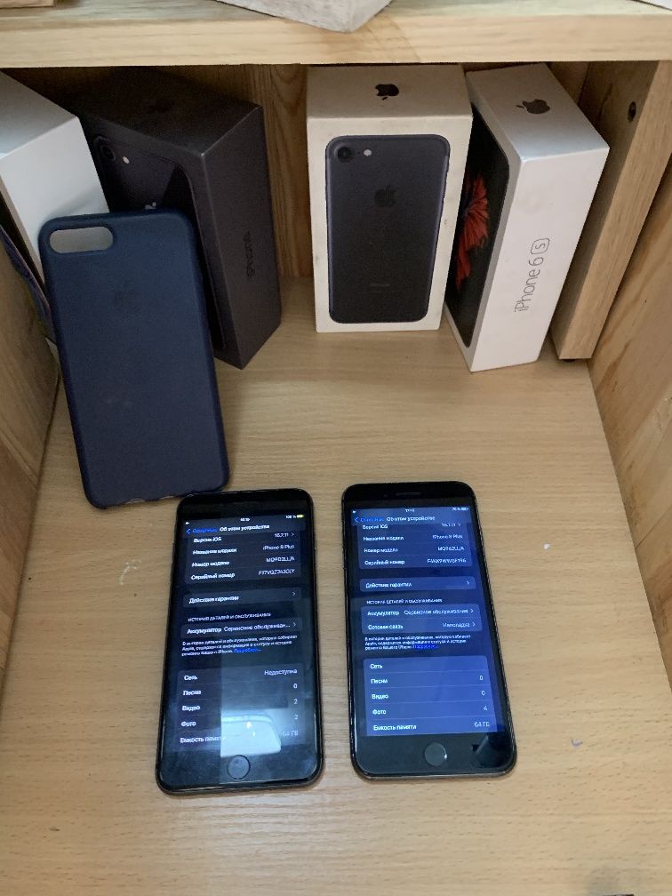 Продам два iphone/айфон 8 plus/+|64gb| ЛОТ
