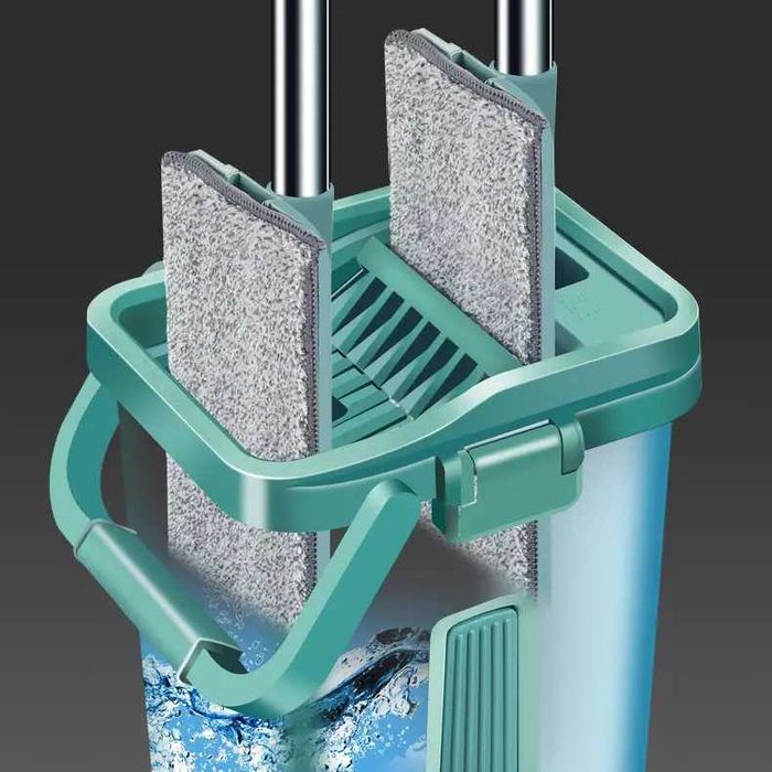 Швабра лентяйка с ведром на 10 л и автоматическим отжимом, есть опт