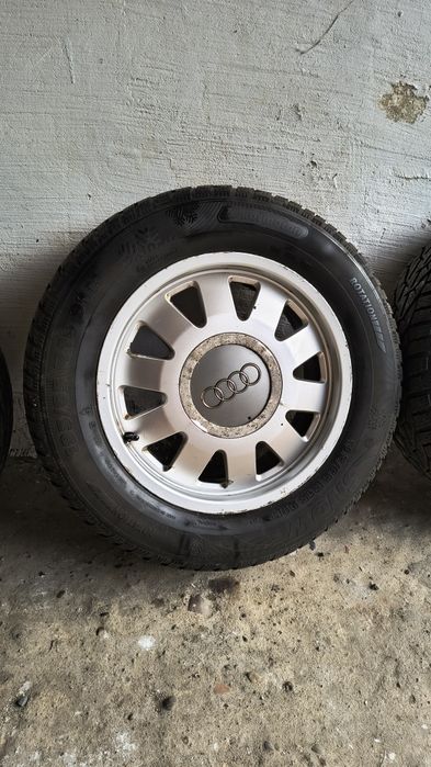 Opony zimowe 195/65 r15 + felgi audi VW seat skoda 5x112