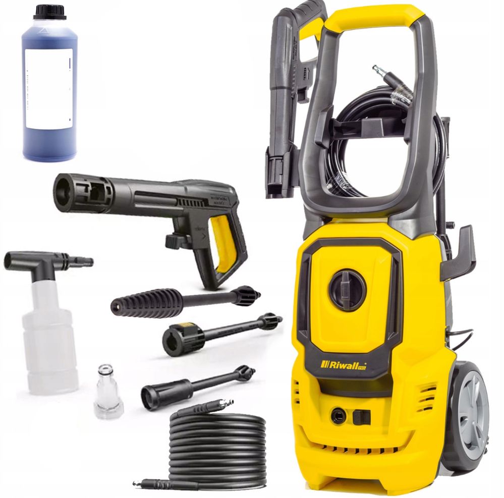 RIWALL Myjka Ciśnieniowa Ręczna Przenośna 230 Bar SAMOSSĄCA  KARCHER