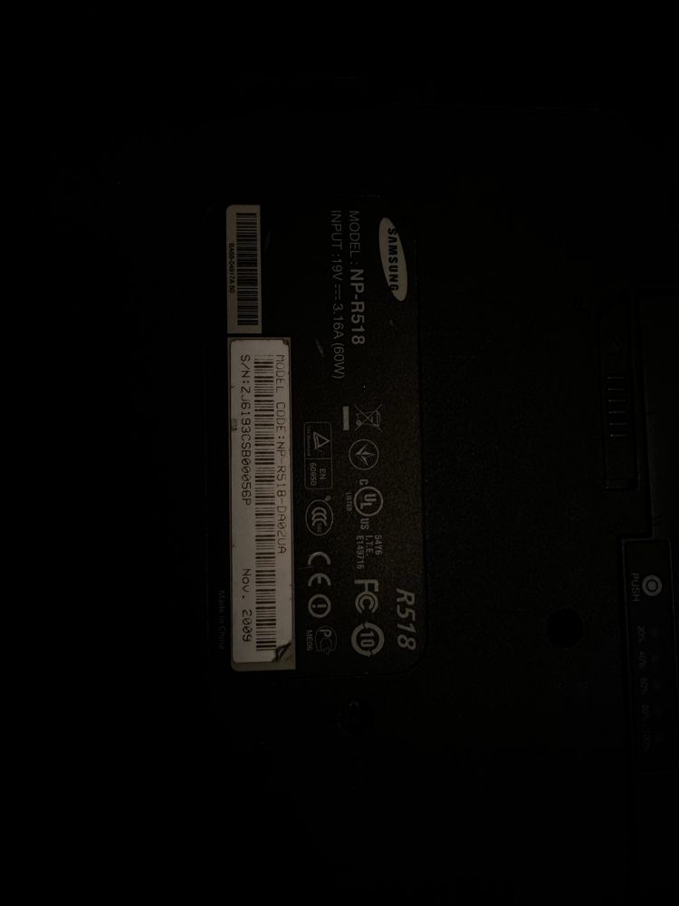 Ноутбук Samsung R518 (NP-R518-DA02UA)