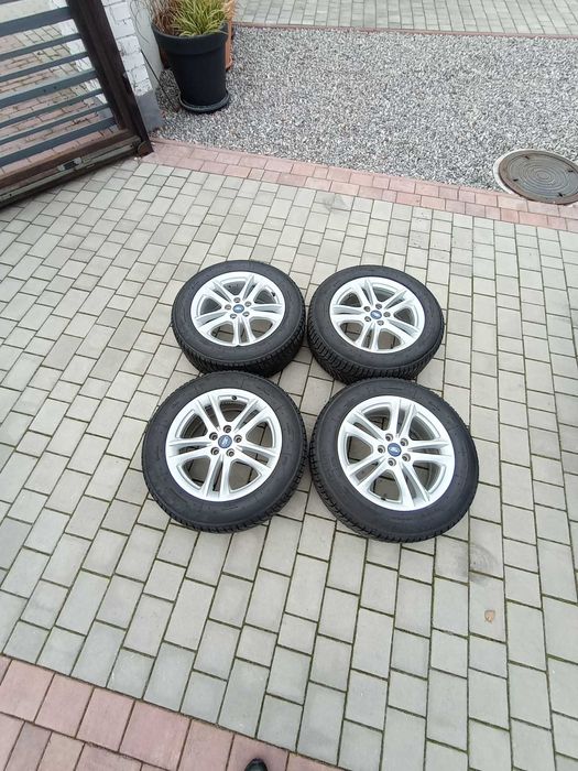 Koła oryginał ford 225/55 r17 z oponami zima 8 mm