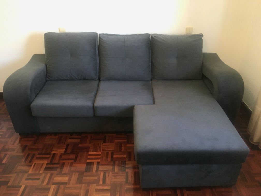 Sofá chaise longue 3 lugares