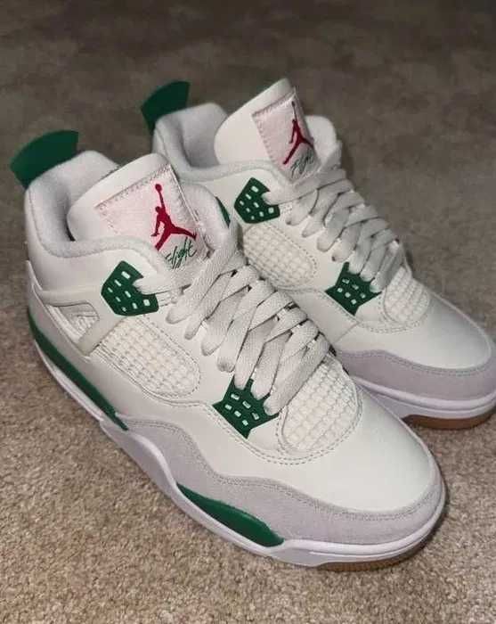 Buty meskie Mokasyny Jordan_4_Retro_Pine_Green R.41