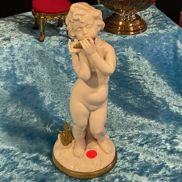 Sherub porcelana pintura manual ,epoch ,20 cm