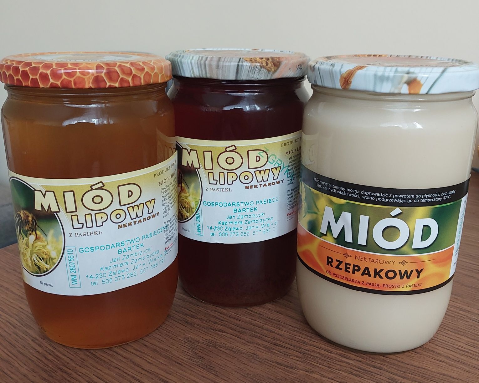 Miód lipowy 1 kg