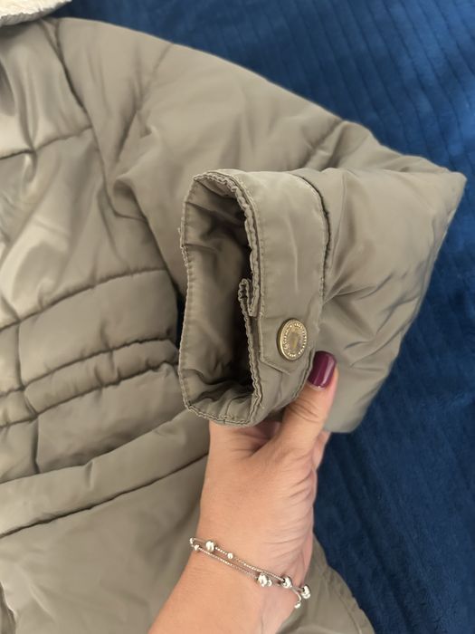 Зимова куртка, пальто Zara на дівчинку, розмір 140