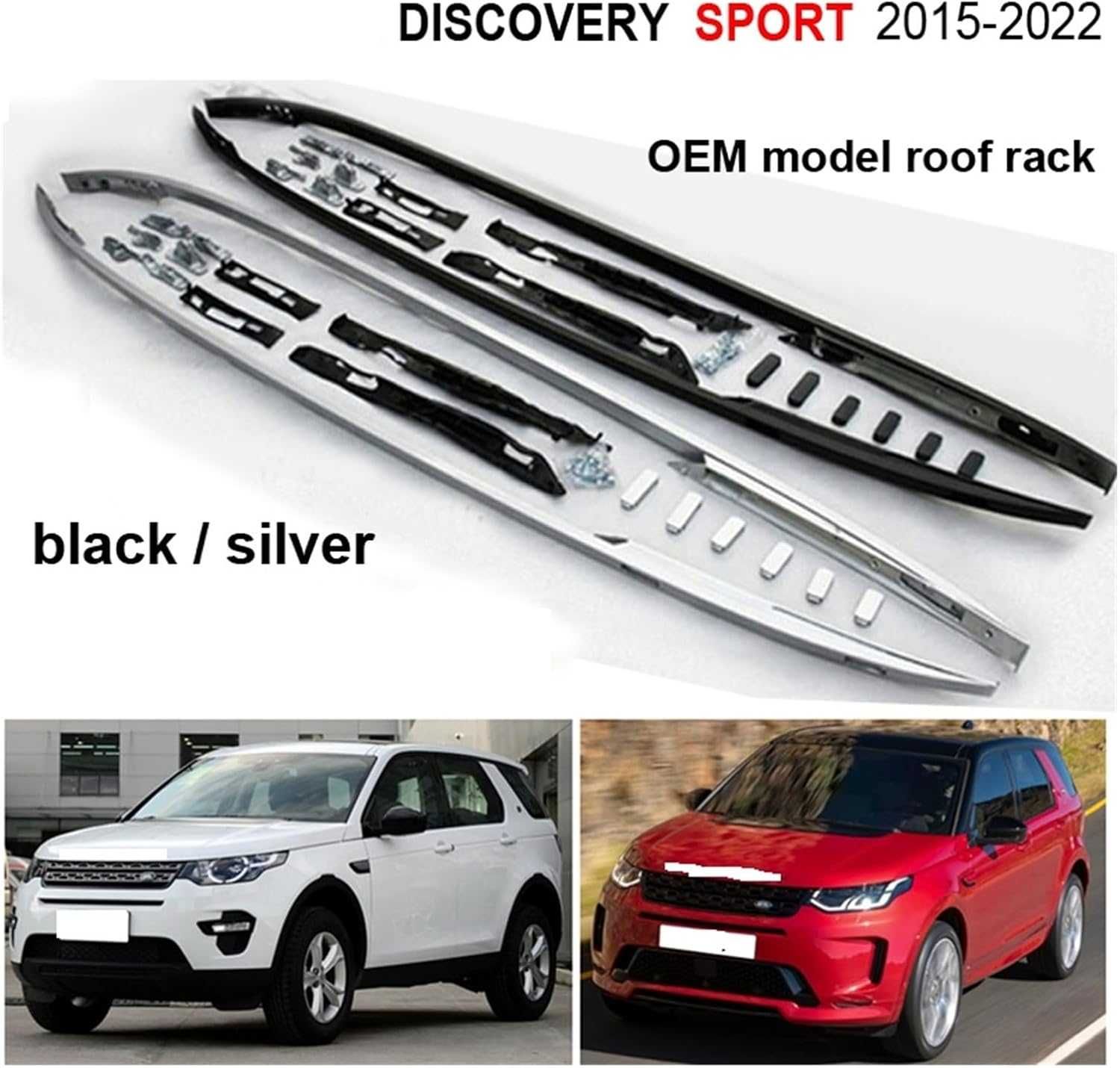Рейлінги рейлинги Land Rover Discovery Sport L550 2014- поперчки