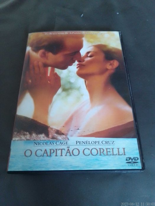 Dvd O Capitão Corelli FILME Nicolas Cage Penélope Cruz Madden LEGD. PT