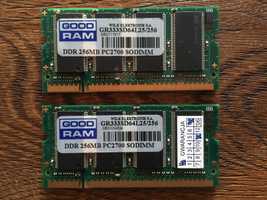 Kości pamięci RAM Goodram DDR DIMM PC 2700 2x256Mb