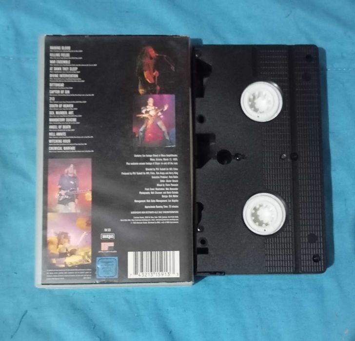 ---» 3 VHS Metal (Iron Maiden, Sepultura e Slayer) «---
