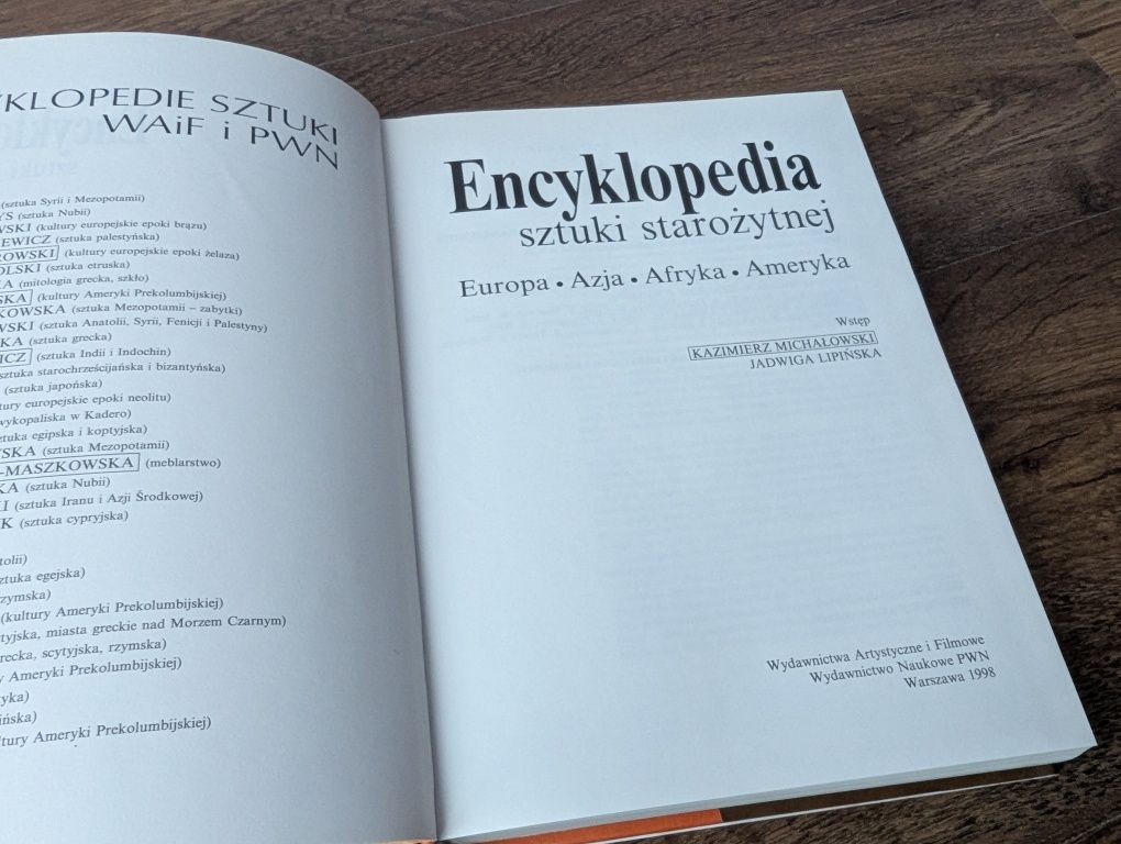 Encyklopedia sztuki starożytnej PWN