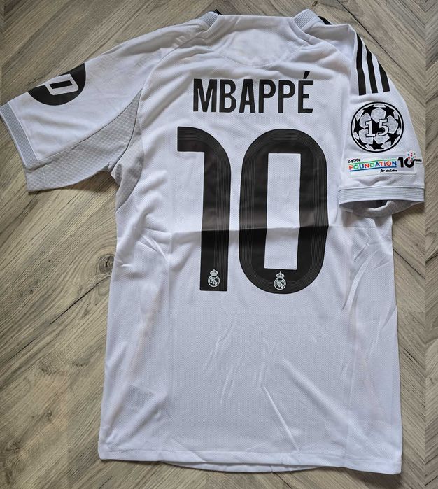 koszulka REAL MADRYT domowa biała! 25/26 MBAPPE 10 meczowa S, M slim!