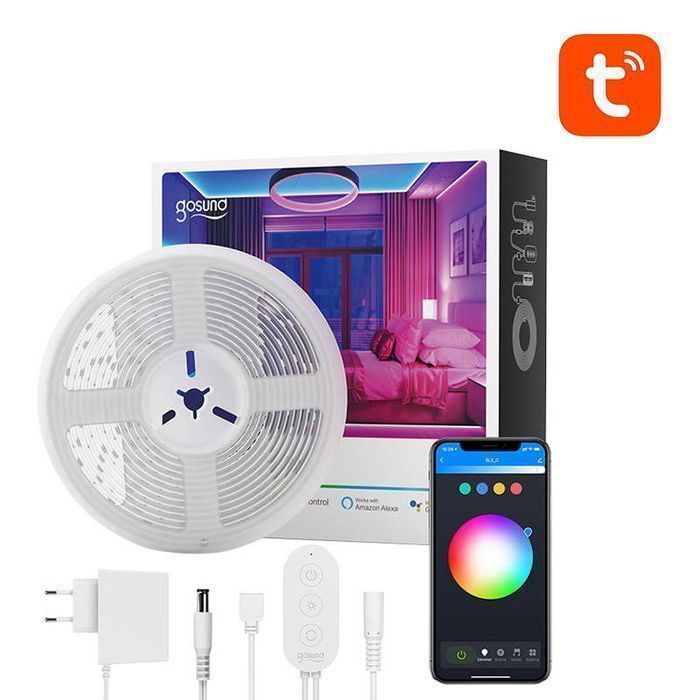 Inteligentna Taśma Wifi Rgb Led Gosund Sl2 (5M), Tuya