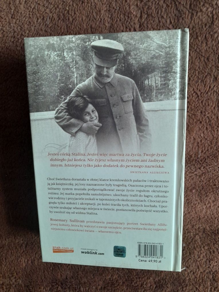 Książka "Córka Stalina" Rosemary Sullivan