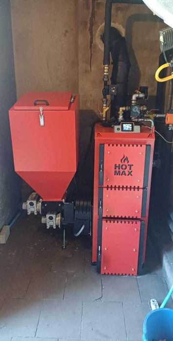 Montaż instalacja piec kocioł kotły pellet ekogroszek węgiel drewno